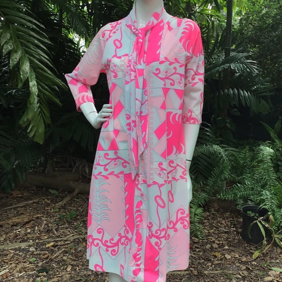 Vintage Edwardo nylon pucci pattern Dress - Picture 7 of 7